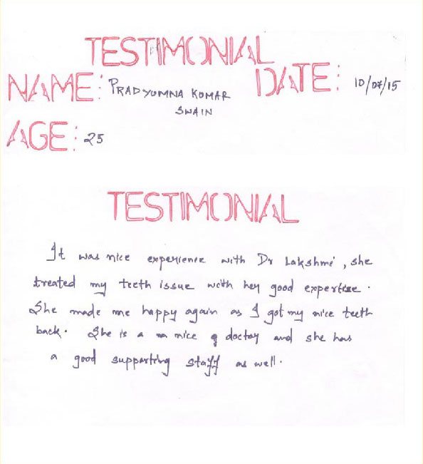 testimonials