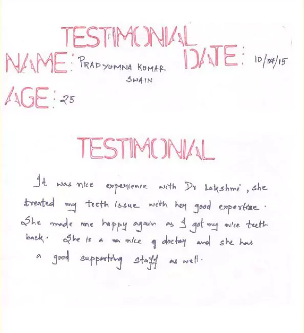 testimonials