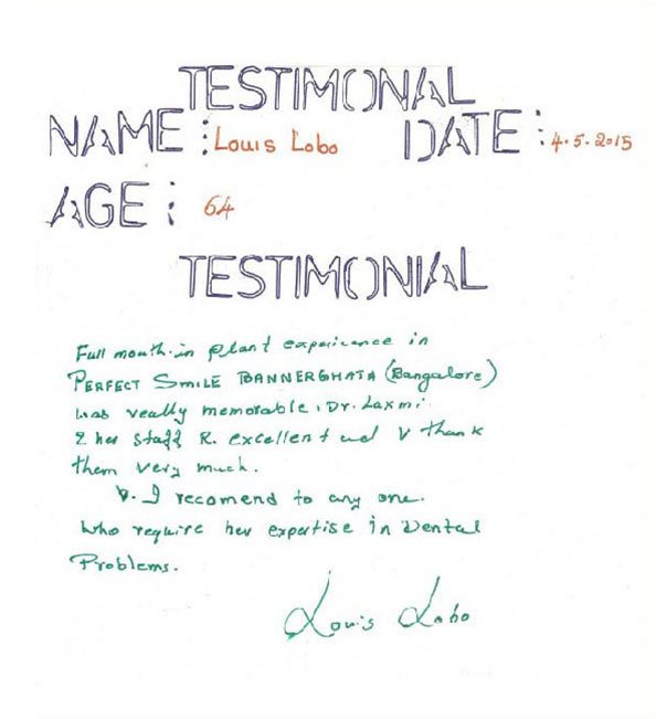 testimonials
