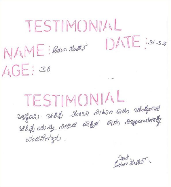 testimonials